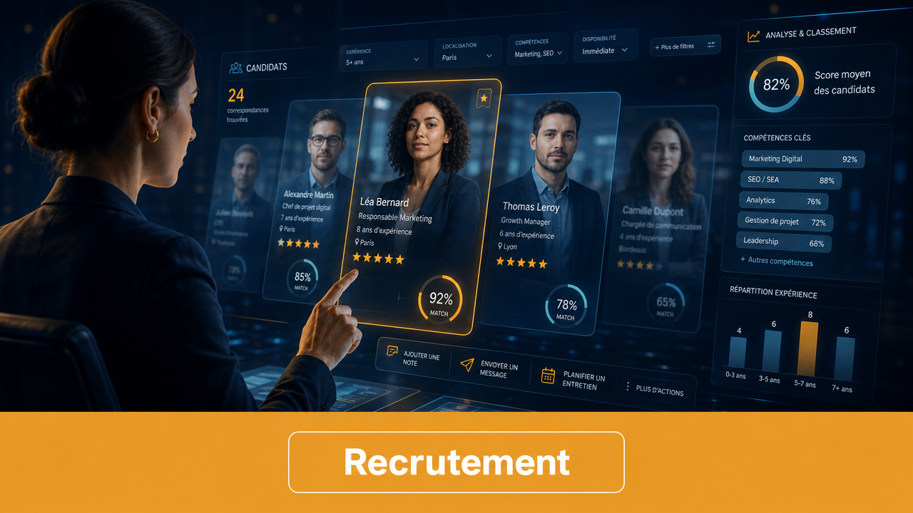Illustration : Automatiser le recrutement en TPE et PME