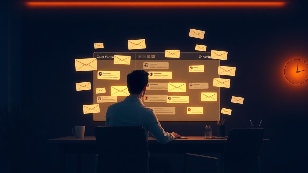 Illustration : gestion automatisée des emails pour une PME luxembourgeoise