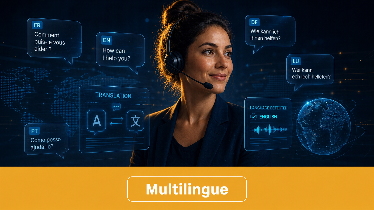 Illustration : Multilinguisme et service client au Luxembourg